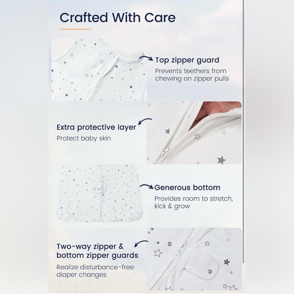 NWOT TotAha Sleep Sack, Safe, Soft Wearable Blanket Baby Sleep Bag - Picture 7 of 8